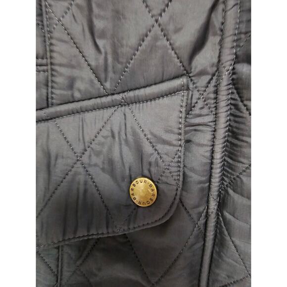 Barbour Cavalry Polarquilt Fleece Lined Jacket in Dark Navy Sz 12 - Picture 6 of 13